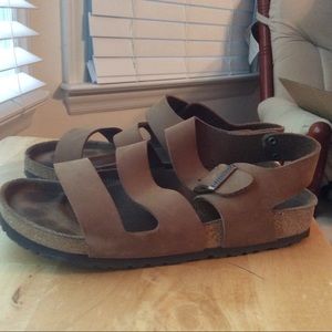 Birkenstock heel strap sandals